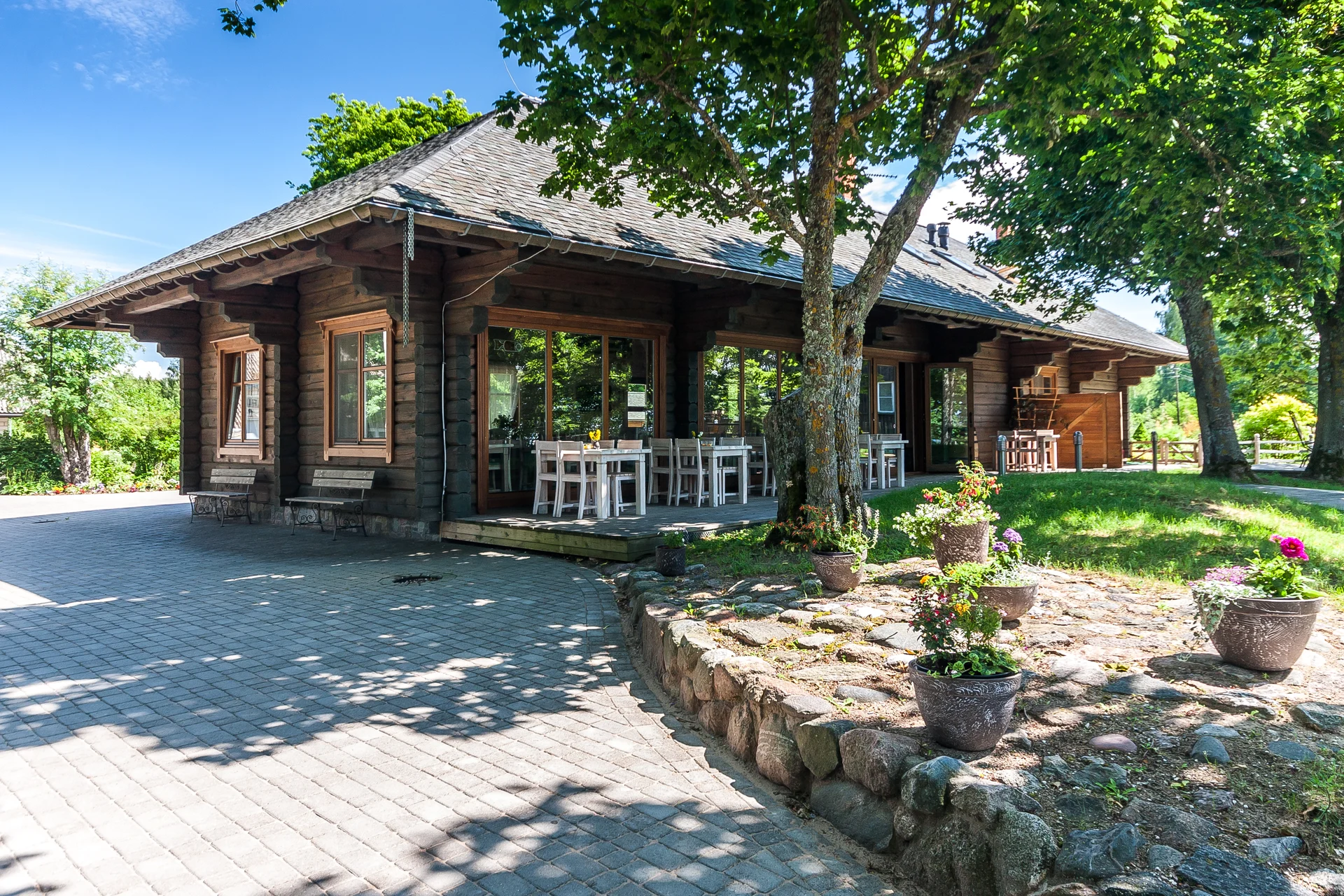 The Lauču Akmens restaurant and terrace